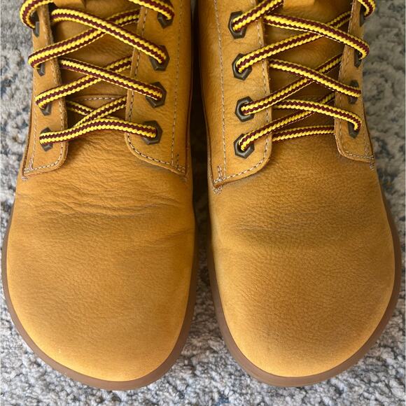 Mens Be Lenka Nevada NEO Barefoot Nubuck Leather Boots Mustard Size 10 - Picture 15 of 15